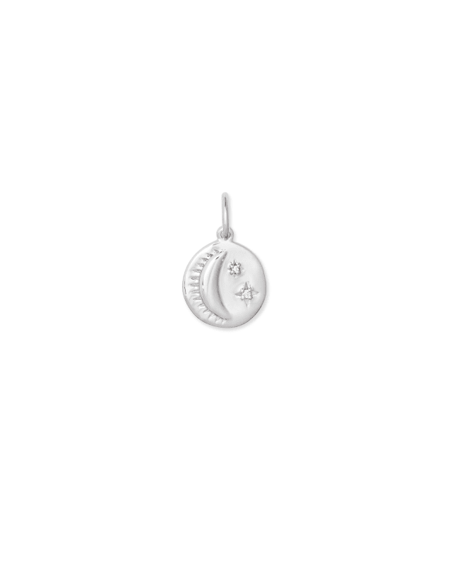Celestial Coin Charm in Sterling Silver image number 0.0